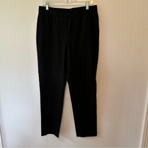 J. Jill Black Ponte Slim Leg Pants Medium